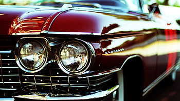 Cadillac Eldorado Сlose-up, Vintage Cars HD wallpaper