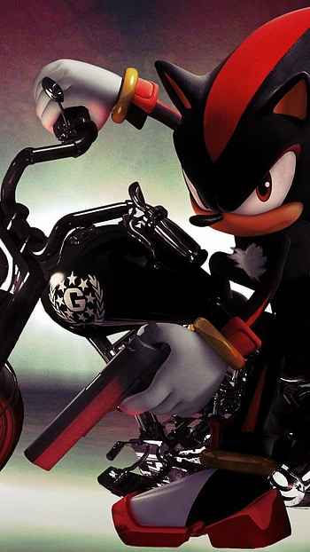 Shadow The Hedgehog, Motorcycle HD phone wallpaper