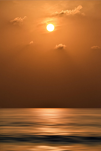 Nature, Water, Sunset, Sea, Sun, Horizon HD phone wallpaper