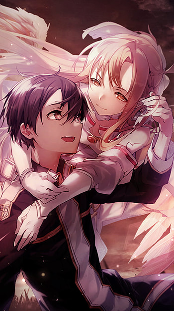 Asuna Yuuki & Kirito — Sword Art Online Anime , Asuna Yuuki, Kirito (Sword Art Online), Anime, Sword Art Online, Kirito And Asuna HD phone wallpaper