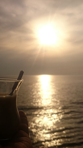 Beach, tea lounge HD phone wallpaper