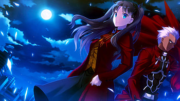 Anime - Fate/Stay Night Archer (Fate/Stay Night) Rin Tohsaka Bakgrund HD wallpaper