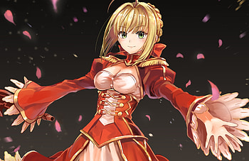 Fate/Extra Last Encore, anime girl, beautiful, saber HD wallpaper