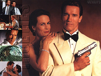 true lies, spy, action, jamie lee curtis, arnold HD wallpaper