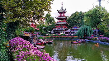 Tivoli Gardens, Fun-filled entertainment, Exciting attractions, Pacommunity HD wallpaper