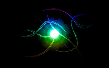 Abstract, Shine, Light, Brilliance, Neon, Circle HD wallpaper