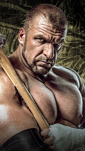 Triple H, art, chest HD phone wallpaper