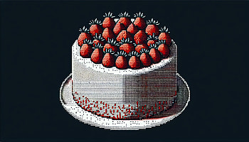 Strawberry Cake - Delicious Background, strawberry cake, cake, strawberry, dessert HD wallpaper