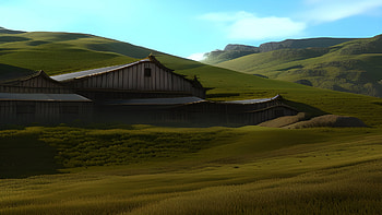 Chocobo Farm, landscape, video game, Final Fantasy VII HD wallpaper
