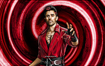 Captain Booyah, GFF, purple grunge background, Garena Fire, Professor K, vortex, Garena Fire characters, Captain Booyah Skin, Fire Battlegrounds, Captain Booyah Fire HD wallpaper