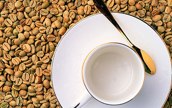 Food, Coffee, Cup, Grains, Mug, Spoon, Saucer HD wallpaper