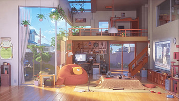 LACUNA ✰ BNHA. Anime background, Living room background, Room, Cozy Anime HD wallpaper