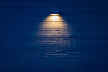 White wall, yellow lamp, minimal, decoration HD wallpaper
