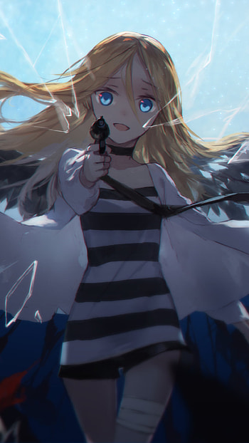 Rachel Gardner - Angelic Angels of Death: Rachel Mobile Blue-Eyed Rachel Art, Angels of Death, Rachel Gardner, Anime HD phone wallpaper
