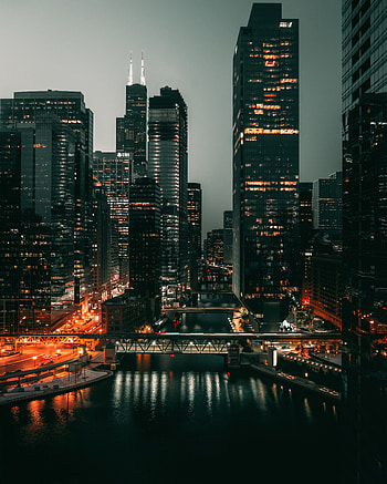 Cities, Rivers, City, Building, View From Above, Megapolis, Megalopolis HD phone wallpaper