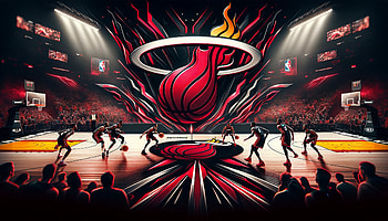 Miami Heat - Dynamic Basketball Court Background, Miami Heat, basketball, NBA HD wallpaper