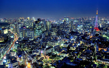 Tokyo skyline, Daily , Japanese architecture, backgrounds HD wallpaper