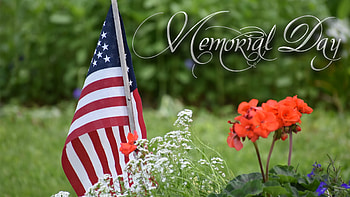 Memorial Day, Flowers, Remembrance, Stars and Stripes, Flag HD wallpaper
