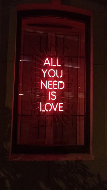 All You Need Is Love, Red, Neon, Song, AllYouNeedIsLove, Beatles, Music, Lyrics, TheBeatles, LoveIsAllYouNeed HD phone wallpaper
