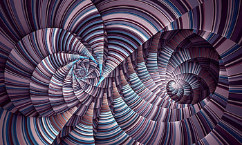 Purple spirals, blue, purple, pink, abstract, texture, fractal, spiral HD wallpaper
