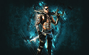 Fortnite Human Joey Skin, Fortnite, main characters, blue stone background, Human Joey, Fortnite skins, Human Joey Skin, Human Joey Fortnite, Fortnite characters HD wallpaper