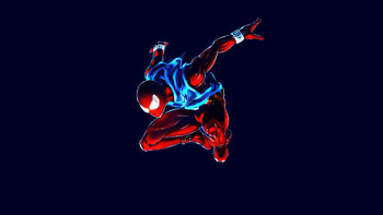 Spiderman 2099 Neon Shadows, spiderman, spiderman-2099, superheroes, artwork, digital-art, art HD wallpaper
