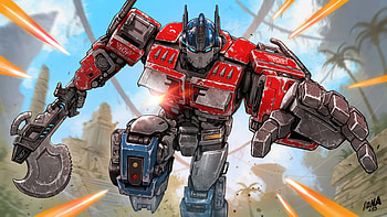 Fortnite Ultra : Battle Ready Optimus Prime, video game, Fortnite HD wallpaper