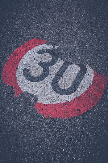Miscellanea, Miscellaneous, Asphalt, Speed, Sign, Numbers HD phone wallpaper