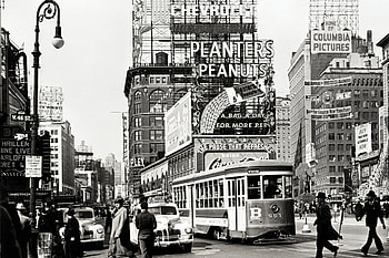 Old New York, Vintage , Street scenes, Contrasting eras HD wallpaper