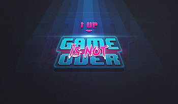 Game over, 1 Up, art HD wallpaper