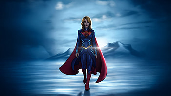 Autumn Frost Supergirl, supergirl, superheroes, artwork, digital-art, deviantart HD wallpaper