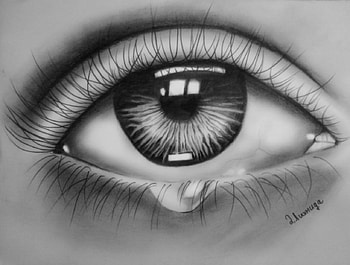 TEAR, EYE, FACE, LASHSES HD wallpaper