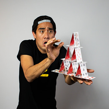 Zach King, Celebs, Josh Kenfield, Zach King playing cards HD phone wallpaper