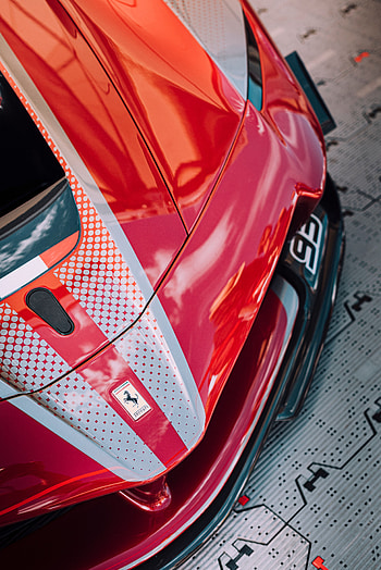 Sports, Ferrari, Cars, Car, Front View, Machine, Sports Car HD phone wallpaper