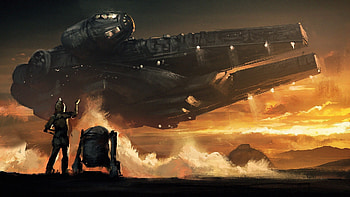 Millenium Falcon Cockpit HD wallpaper