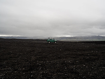Horizon, Fog, Car, Minimalism, Machine HD wallpaper
