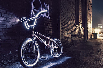 Bicycle Neon , bicycle, neon, graphy HD wallpaper
