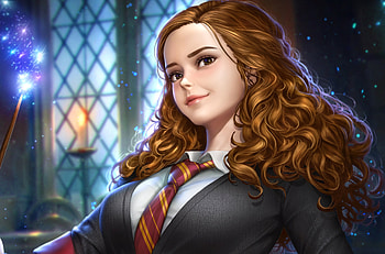 Harry potter, magician girl, art HD wallpaper