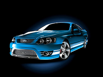 ford falcon fpv bf mark II, blue, ford, falcon, car HD wallpaper
