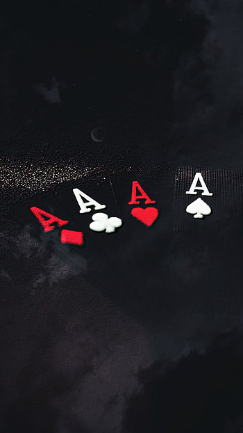 Ace in the sleeve, symbol, art, black, dark, depression HD phone wallpaper