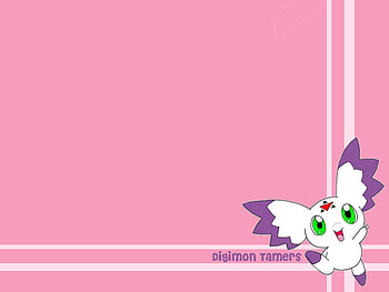 Digimon, pink, anime HD wallpaper