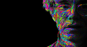 Andy Warhol, Multicolor typography, Pop art, Men with glasses HD wallpaper