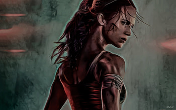 Tomb Raider 2018 Movie Alicia Vikander Artwork, tomb-raider, 2018-movies, alicia-vikander, lara-croft, artist, artwork, deviantart HD wallpaper