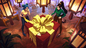 Valorant Heroes Sage & Neon Celebrate with a Stunning Gift, Sage (Valorant), Neon (Valorant), video game, Valorant HD wallpaper