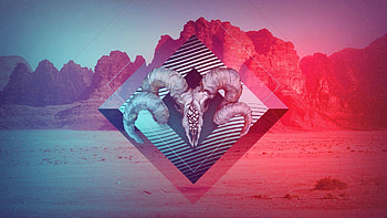 Abstract, Background, Form, Figure, Cube, Horns HD wallpaper