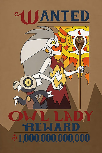 Wanted Owl Lady - The Owl House - Poster, The Owl House, TV Show HD phone wallpaper