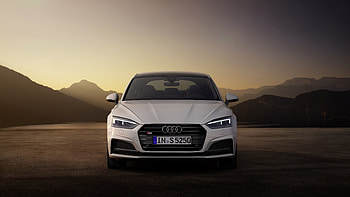 White Audi S5, luxury car HD wallpaper