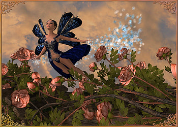 Fairy, fantasy, 3d HD wallpaper