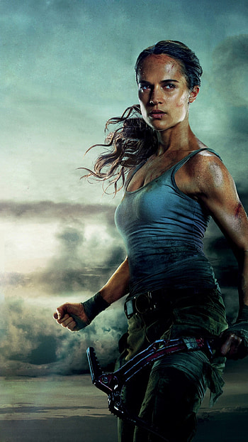 Lara Croft tomb raider, Alicia Vikander, movies HD phone wallpaper