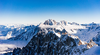 Nature, Sky, Mountains, Snow, Vertex, Tops HD wallpaper